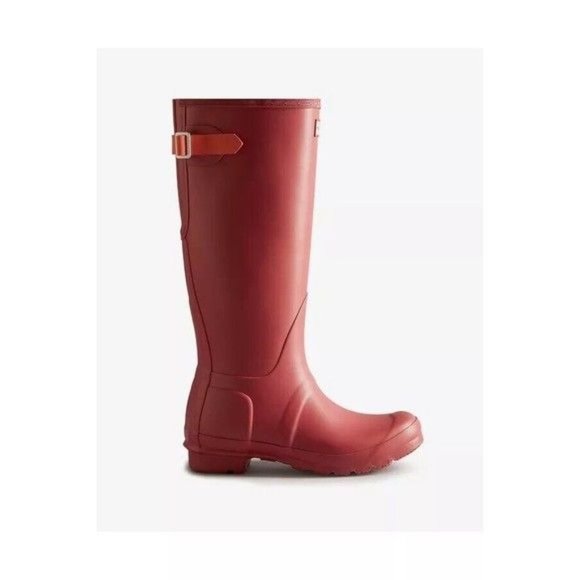 Hunter Original Tall Rain Boots Matte Glenmore Rose Pink Size 7 NWOT Waterproof - Picture 2 of 8